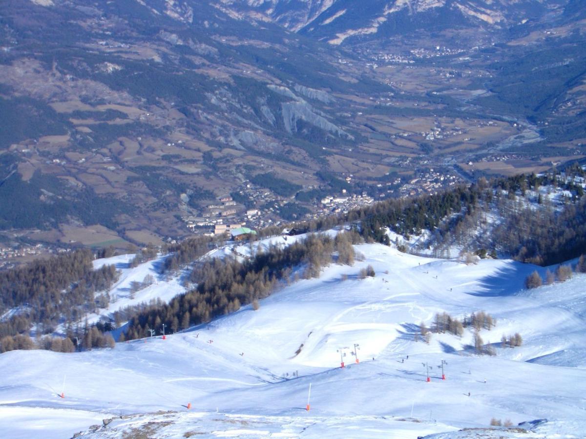 Maison Chaleureuse Pres Des Pistes De Barcelonnette - Cheminee エクステリア 写真